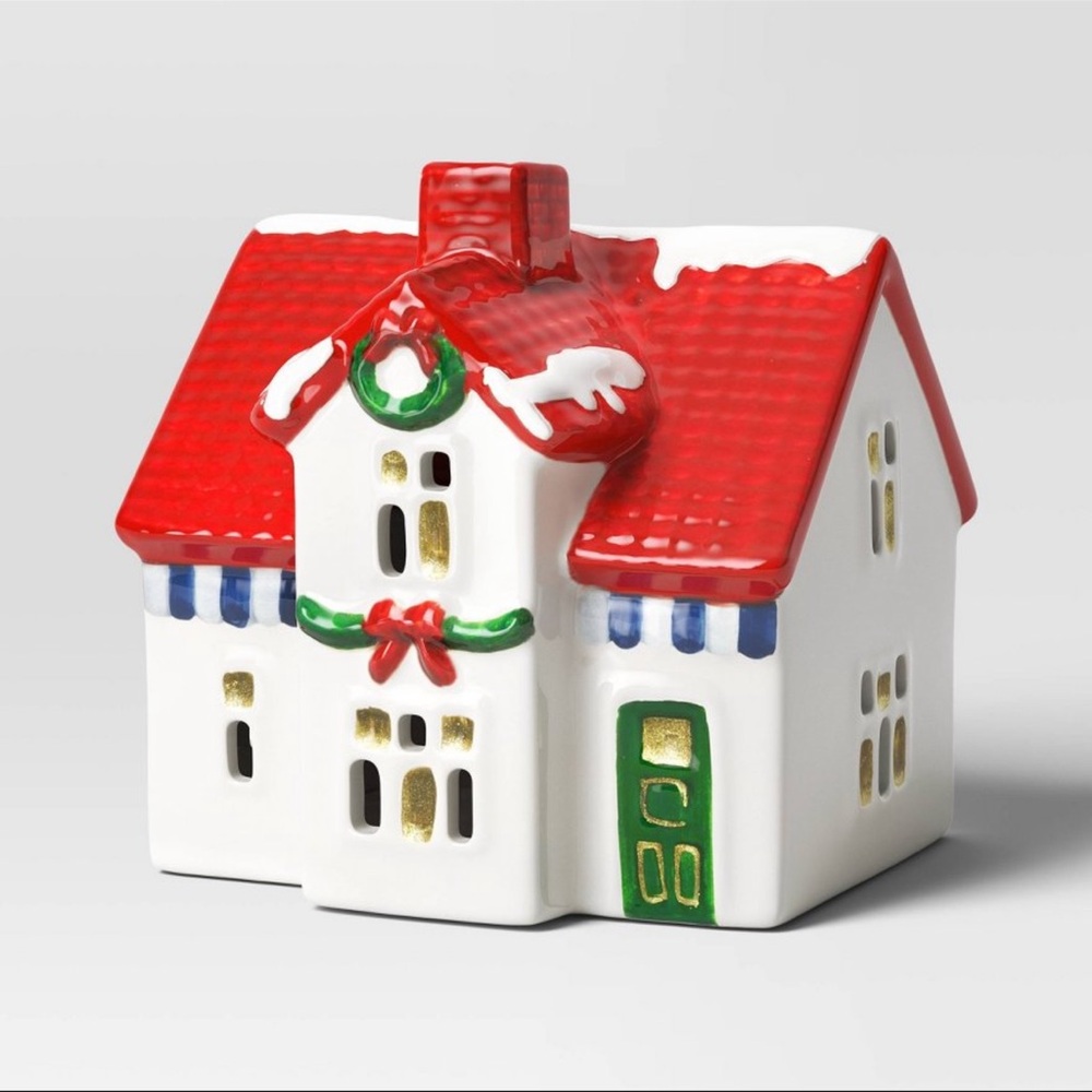 New Ceramic Holiday LED Light up Village House from Target Threshold 2025